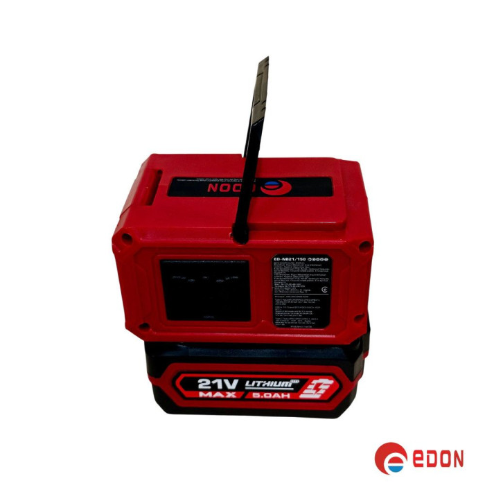 Портативна переносна зарядна станція (від акумулятора) 300W Edon ED-NB21/300, з Bluetooth та динаміком (без АКБ та ЗУ)
