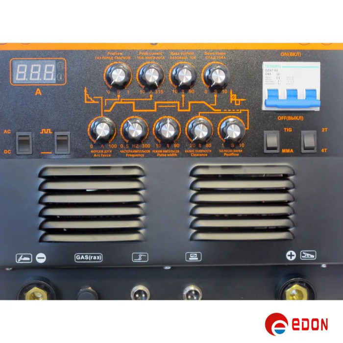 Інверторне аргонне зварювання EDON PULSETIG-315 AC/DC (380V)