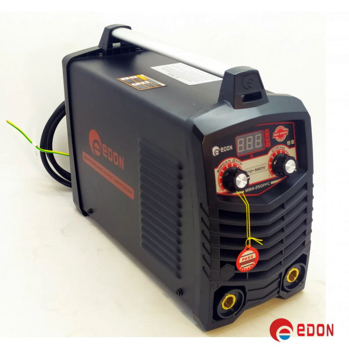 Інверторний зварювальний апарат EDON MMA-250PFC (220V/380V, 110-560В)