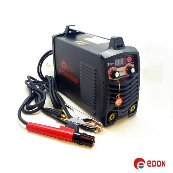 Інверторний зварювальний апарат EDON MMA-250PFC (220V/380V, 110-560В)