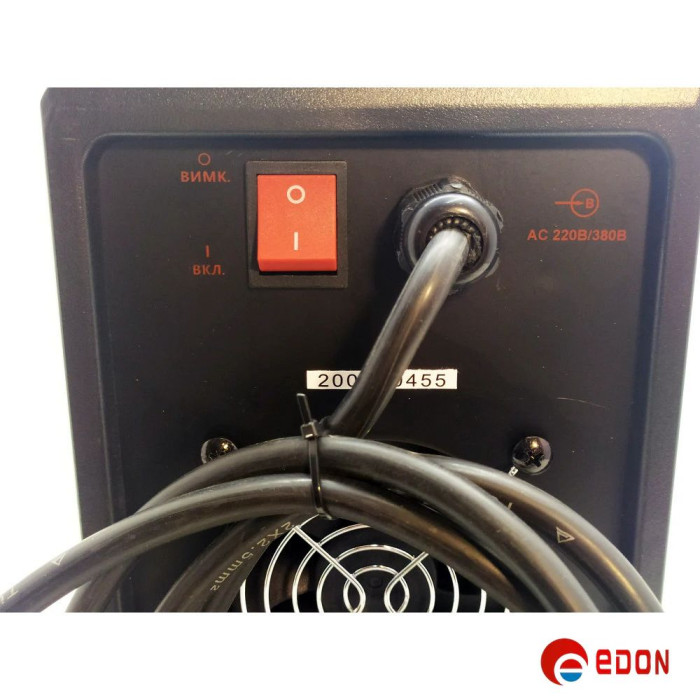 Інверторний зварювальний апарат EDON MMA-250PFC (220V/380V, 110-560В)