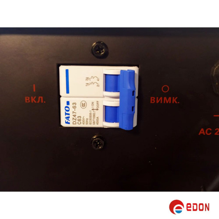 Інверторний зварювальний апарат EDON MMA-315PFC (220V/380V, 110-560В)