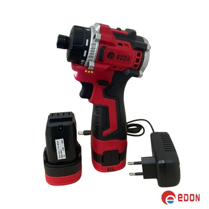 Акумуляторний шуруповерт безщітковий EDON ED-SM16 BL (для біт, без патрона)