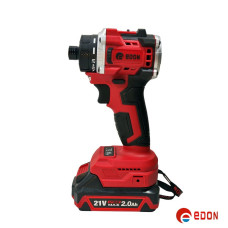 Аккумуляторный шуруповерт бесщеточный EDON ED-SM21 BL (для бит, без патрона)