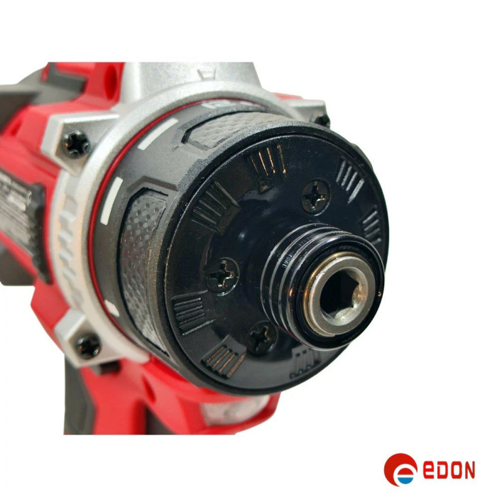 Акумуляторний шуруповерт безщітковий EDON ED-SM21 BL (для біт, без патрона)