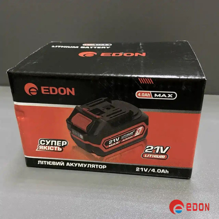 Акумулятор Edon ED-21/4.0 А·год (21В, 4 Ач)