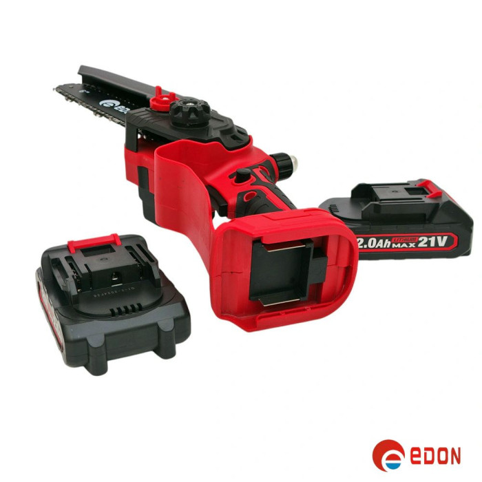 Акумуляторна міні-пила Edon ACS-18/8 M BL (безщітковий двигун, Шина 20 см)