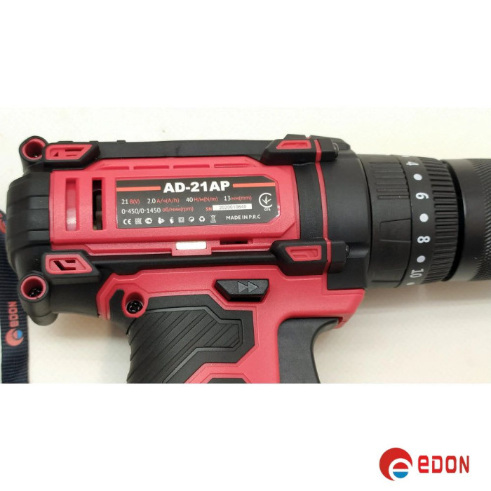 Акумуляторний шуруповерт УДАРНИЙ EDON AD-21AP