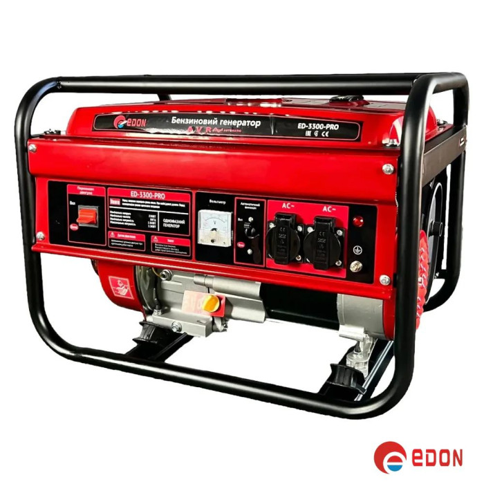 Бензиновий генератор EDON ED-3300-PRO (мідь)