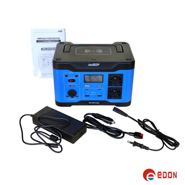 Портативна зарядна станція REDBO Portable Power Station 800W 891,7Wh
